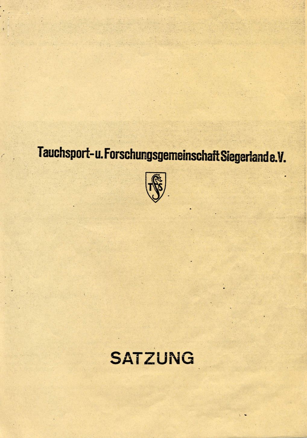 Satzung TFS 2022